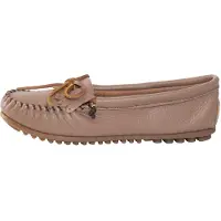 Minnetonka Mocasines 'Deerskin Kilty' marrón claro