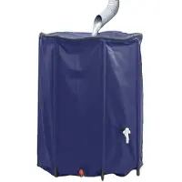 OEM Depósito de agua, capacidad de 1350 litros, diseño plegable, color verde militar