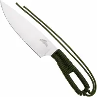Ontario Hunt Plus Camp Knife 9717OD Satin 420HC, OD Green Paracord, cuchillo chef para exterior