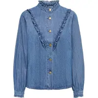 ONLY Blusa 'ONLELLIE' azul denim