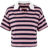 Trendyol Camiseta azul claro / azul oscuro / rojo carmesí / blanco