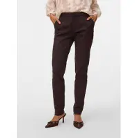 Vero Moda Pantalón chino chocolate