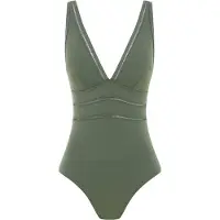 SEA LEVEL Traje de baño 'Essentials Edit' caqui