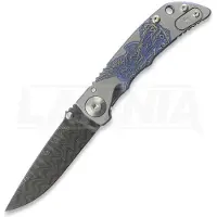 Spartan Blades Navaja Harsey Folder 3.25 Damascus, Saint Michael