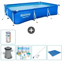 Bestway Steel Pro, rectangular, 300x201x66 cm, de 6 piezas, modelo S22088