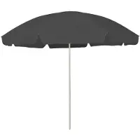 Prolenta Maison Exclusive - Sombrilla de playa, color antracita, 300 cm