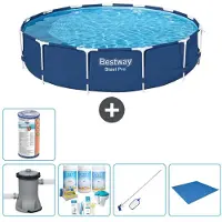 Bestway Steel Pro, piscina redonda - 396 x 84 cm - 6 piezas - Modelo S22112
