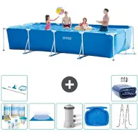 Intex Piscina rectangular de estructura - 450x220x84 cm - 8 piezas - Modelo S20079