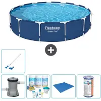 Bestway Steel Pro, piscina redonda - 396 x 84 cm - 6 piezas - Modelo S22113