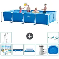 Intex Piscina rectangular de estructura - 450x220x84 cm - 8 piezas - Modelo S20069