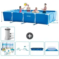 Intex Piscina rectangular de estructura - 450x220x84 cm - 6 piezas - Modelo S20066