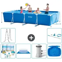 Intex Piscina rectangular de estructura - 450x220x84 cm - 7 piezas - Modelo S20851