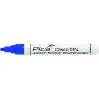 Pica-Marker Marcador industrial Pica Lack, punta redonda de 2-4 mm, color azul