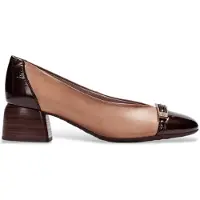 Hispanitas para mujer. BHI264922 Zapatos de Piel Varsovia marrón (41), 1 a 3cm, Ninguno, Clásico, outlet 2026.