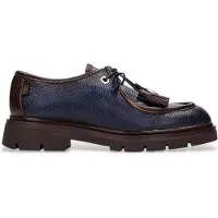Hispanitas para mujer. CHI265157 Zapatos de Piel Newyork marino (36), 1 a 3cm, Ninguno, Casual, outlet 2026.
