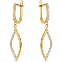 Diamant L'Eternel Pendientes 'Ohrringe aus 585 Gelbgold' amarillo