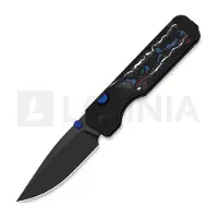Kizer Cutlery Navaja Militaw 315 M390, Nebula FatCarbon & Black Aluminum, Matte DLC Ultra