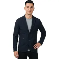 Armani Exchange para hombre. XM002075AF22572UC001 Blazer Deconstruida negro (44), Casual, Clásico, Poliamida, outlet