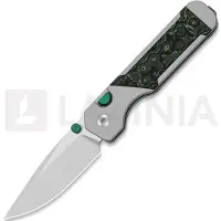 Kizer Cutlery Navaja Militaw 315 M390, Jungle Wear FatCarbon & Black Aluminum, Satin