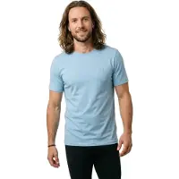BOSS para hombre. 50508584 Camiseta Punto Aplique azul (XS), Casual, Algodón, Manga corta, outlet 2026.