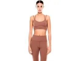 EA7 para mujer. 7W000921_AF21585 Top Vigor7 marrón (M), Deportivo, Multideporte, Poliamida, Sin mangas / Tirantes, outlet 2026.