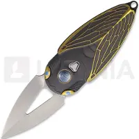 Rike Knife Navaja Cicada Button Lock Gray