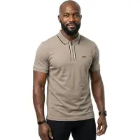BOSS para hombre. 50555698 Polo Active slim fit verde (M), Casual, Algodón, Manga corta, outlet 2026.