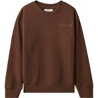 Calvin Klein Kids Sudadera 'JEANS kids BACK PRINTCN SWEATSHIRT Maglieria' marrón