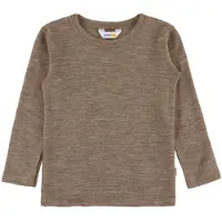 Joha - Kid's Wool L/S Blouse - Ropa interior merino size 130, marrón