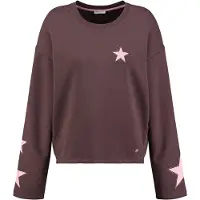 Key Largo Sudadera ' CELEBRITY ' marrón / rosa