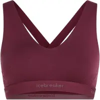 Icebreaker - Women's 125 Cool-Lite Sprite Racerback Bra - Sujetador deportivo size M, rojo