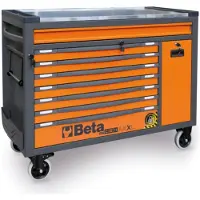 Beta carro de herramientas 8 cajones, 1061 piezas, BW 2400 RSC24AXXL-O, naranja