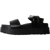 Super Mode Sandalias 'Sandalen mit Keilabsatz und Klettverschluss von Joalice' negro