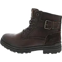 Camel active Botas con cordones chocolate