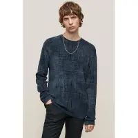 John Varvatos Cadman Ls Crew With Broke Navy Talla: XS | Jerséis Outlet | Hombre | Azul