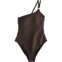 Mint Velvet Bañador moldeador marrón oscuro