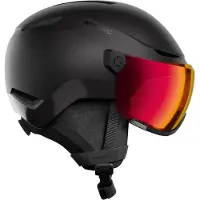 Atomic - Cascos esquís hombre - Revent Visor Photo Black - Talla 51-55 cm - Negro