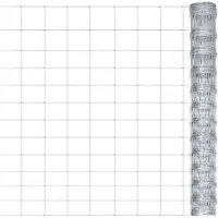 vidaXL Valla para jardín, acero galvanizado, 50 x 1,25 m, color plateado