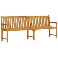 vidaXL : Banco de jardín de 219 cm, fabricado en madera de acacia maciza