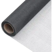 vidaXL Mosquitera de fibra de vidrio, 80 x 1000 cm, color gris