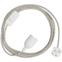 Creative Cables Portalámparas Con Cable Snakebis Twisted E14