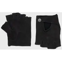 John Varvatos Fingerless Suede Gloves Black Talla: M | Bufandas Outlet | Hombre | Negro