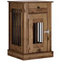 vidaXL : Mueble para jaula de perro, madera reciclada, 50 x 47,5 x 80 cm, material de madera