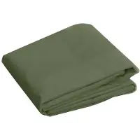 OEM Cuerda de construcción profesional con ojales metálicos - 2 x 3 metros - 260 g/m² - Verde - HDPE - Resistente al agua y al desgarro