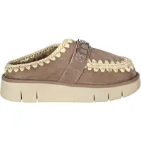 Mou Zapatos abiertos taupe / blanco lana