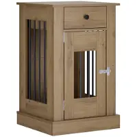 vidaXL Mueble para jaula de perro, estilo "Artisan Roble", 50 x 47,5 x 80 cm, material de madera