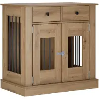 vidaXL Mueble para jaula de perro, estilo "Artisan Roble", 80 x 47,5 x 80 cm, material de madera