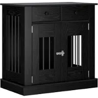 vidaXL : Mueble para jaula de perro, color , aspecto roble, 80 x 47,5 x 80 cm
