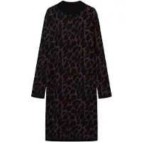 DEDICATED - Women's Dress Lo Leopard - Vestido size M, negro