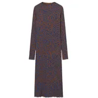 DEDICATED - Women's Rib Dress Lofta - Vestido size M, gris